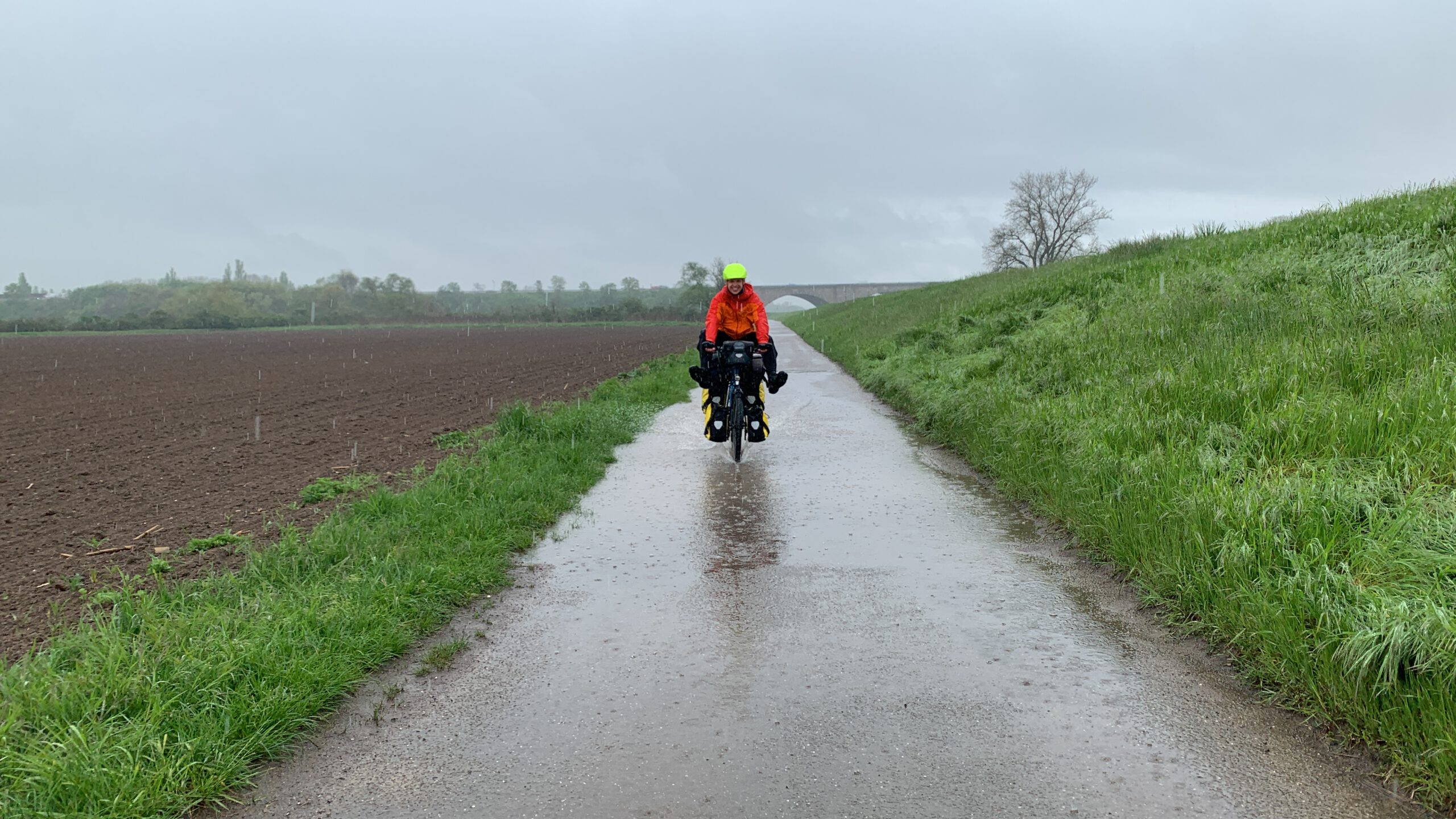 Rheintal – Regen und Wind